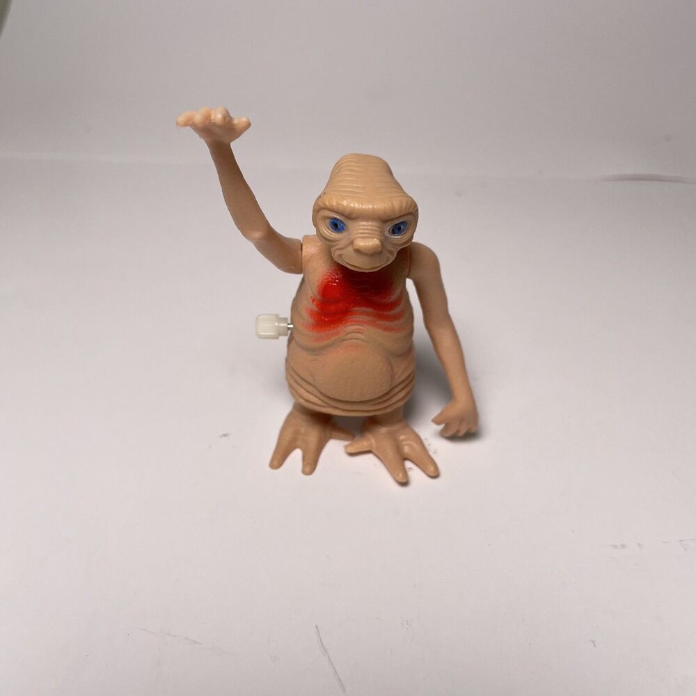 Vintage Wind-Up 1982 Universal Studios LJN Toys ET Extra Terrestial Walking Toy